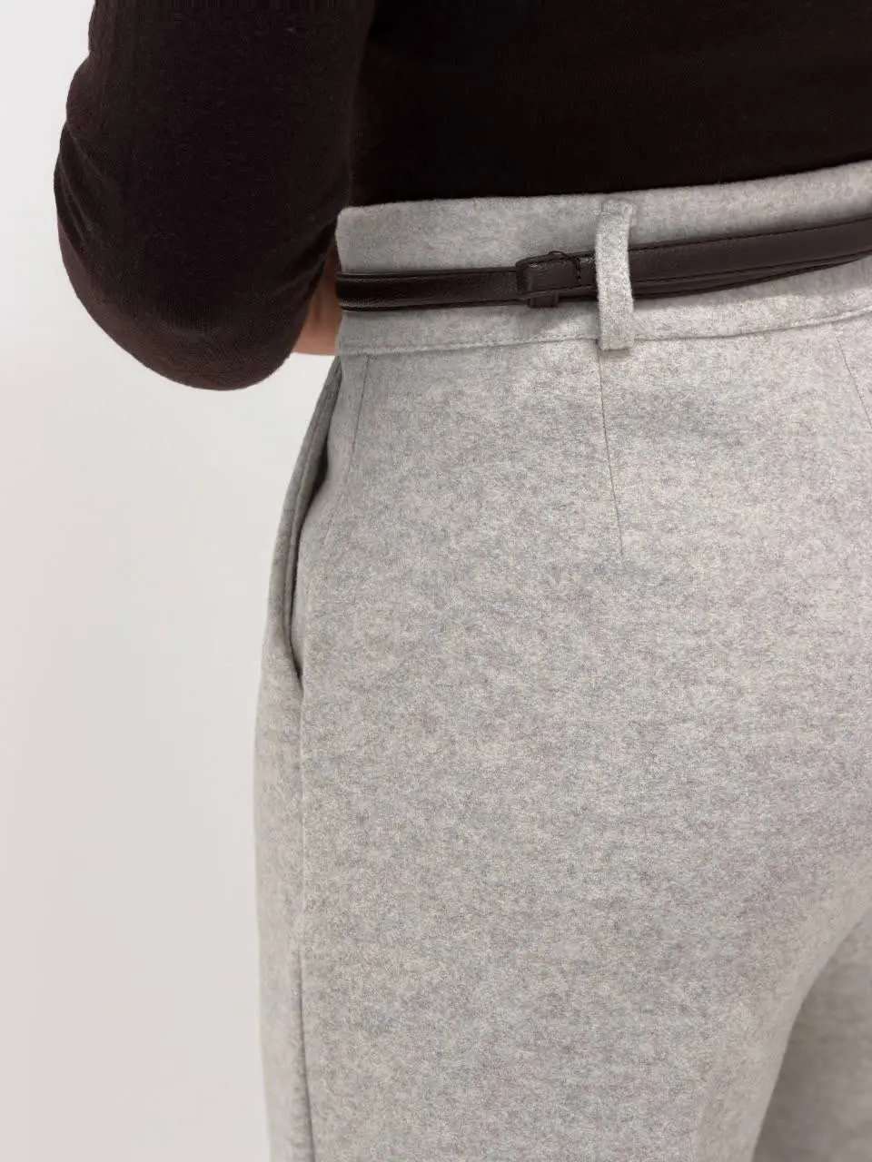 3765-شلوار فوتر واید قد 90